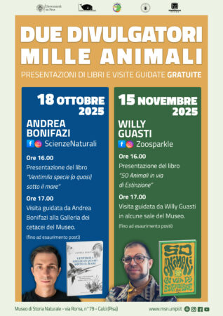 Locandina due divulgatori mille animali