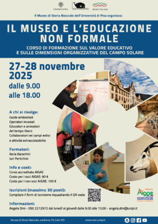 Locandina corso Il Museo e l'Educazione non formale 2025