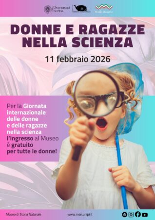 Locandina donne e ragazze nella scienza