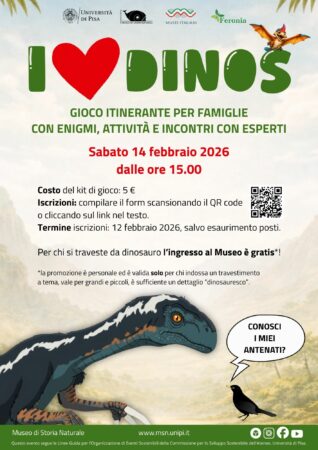 Locandina evento ilove dinos