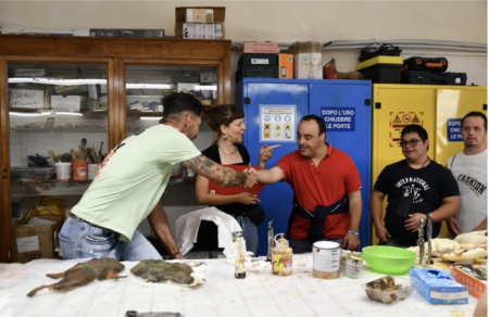 Gruppo al laboratorio