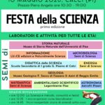Locandina Festa della scienza regione